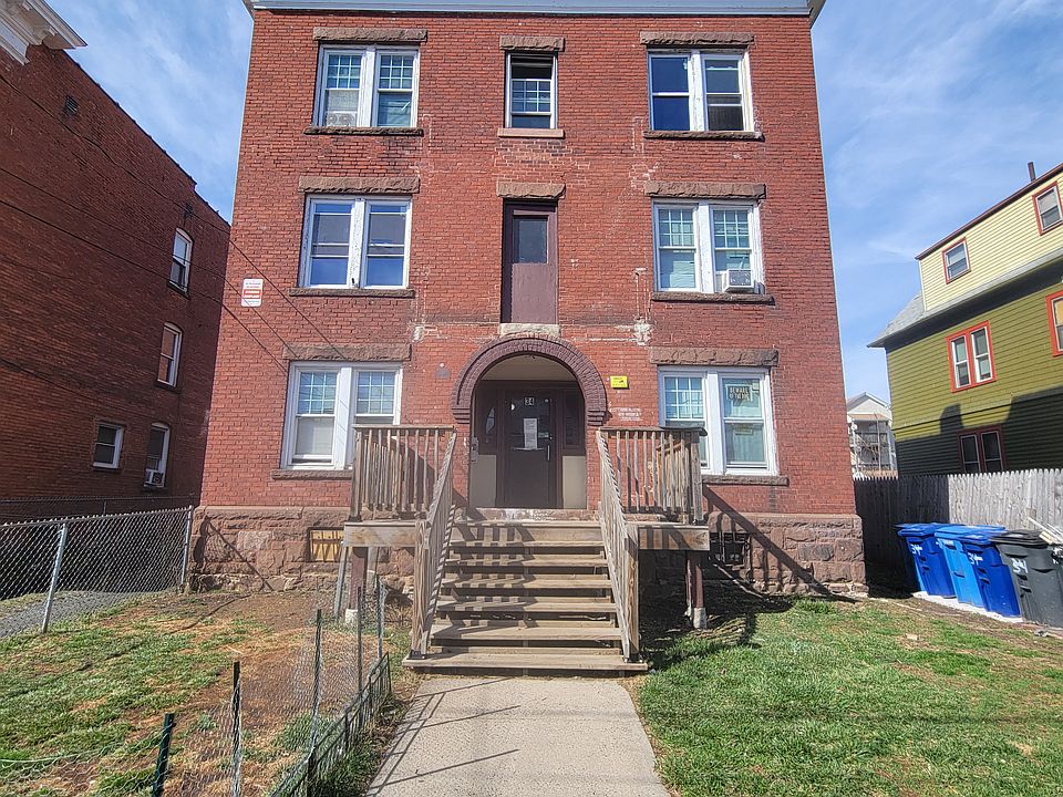 The front of the building.