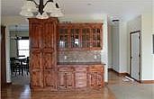 Built in china cabinet