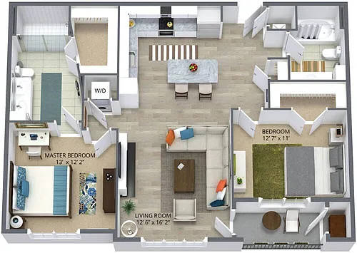 Floor plan The Benton