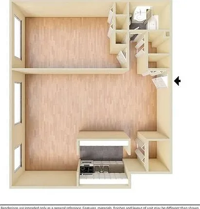 1 Bedroom 1 Bath 1 Bedroom 1 Bath