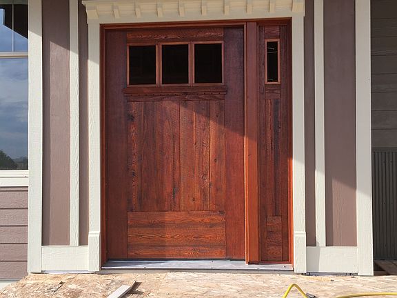 4' x 2.25" Custom front door