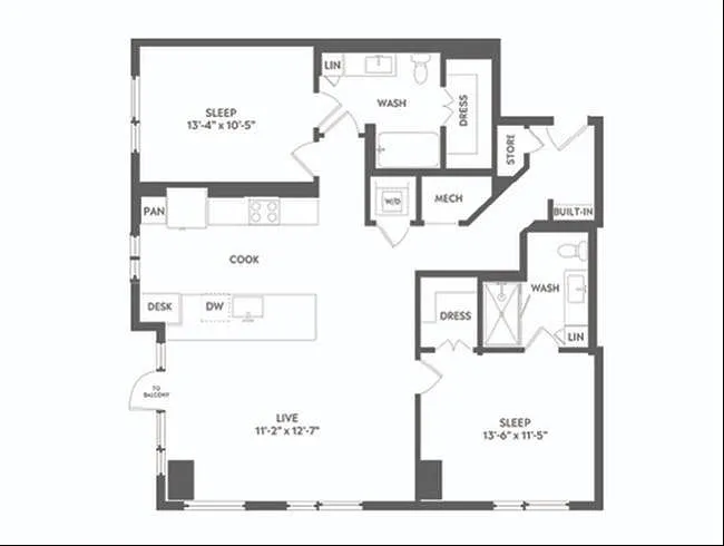 Floor plan C6a