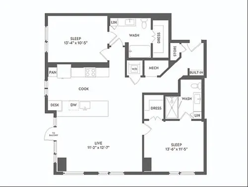 Floor plan C6a