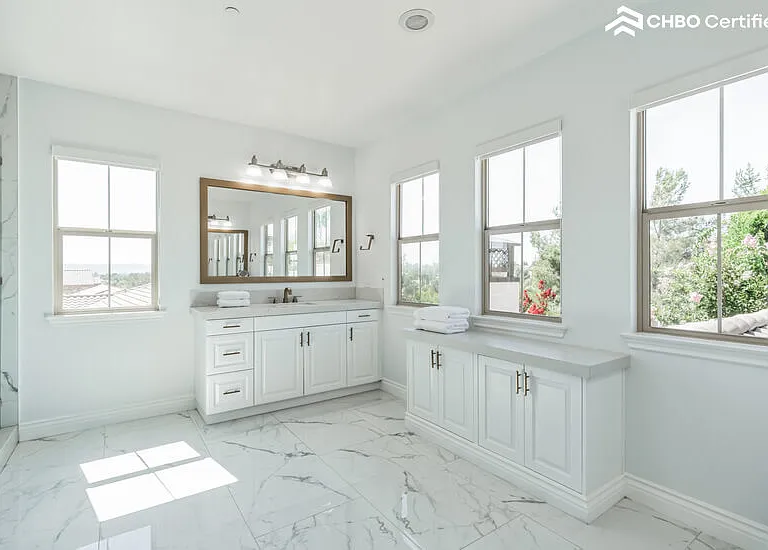 attached Master Bathroom