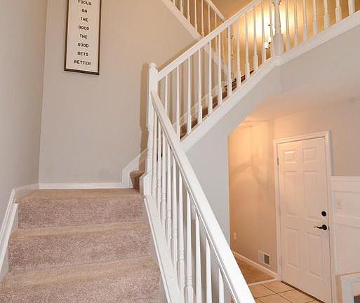 Newer carpet on stairs and upper level