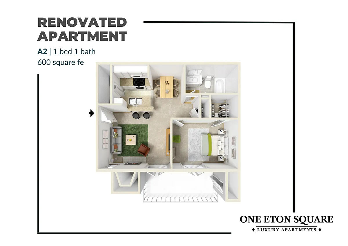 Floor plan A2 Renovated