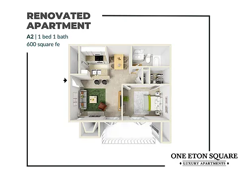 Floor plan A2 Renovated
