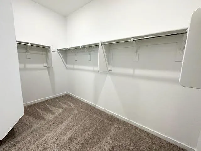 Primary walk in closet