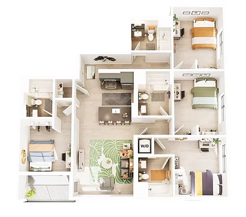 Floor plan D7