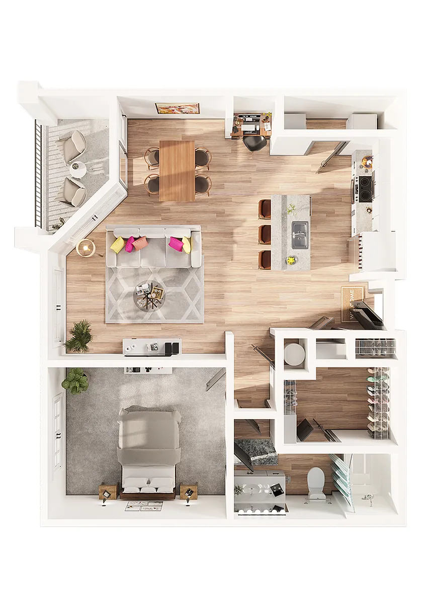 Floor plan A1F