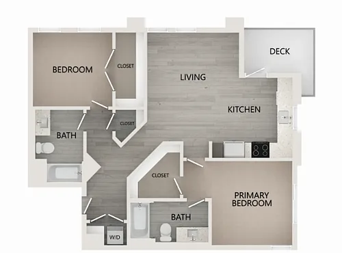Floor plan 2X2-1028