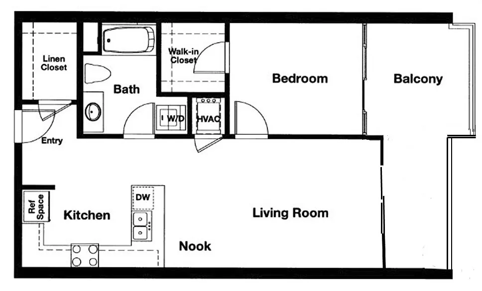 1 bed, 765 sqft, $2,595 — Photo 1