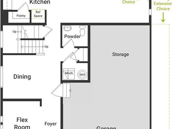 Floorplan 1st floor.