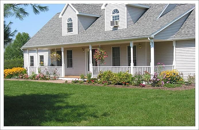 Front with Flower Garden