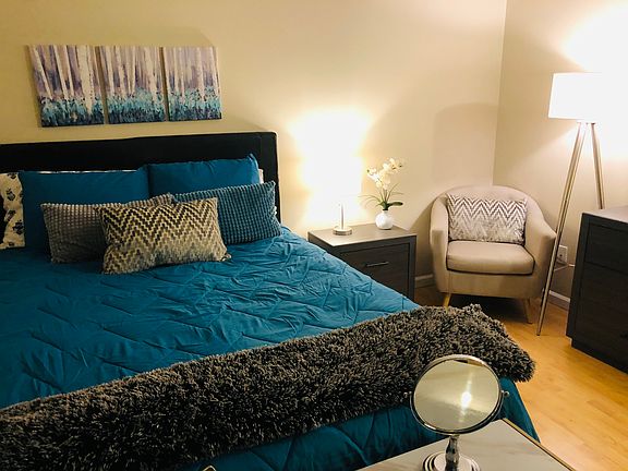 Get your Zen on in this big bedroom! Grab a book or journel and head to the cozy corner reading nook.