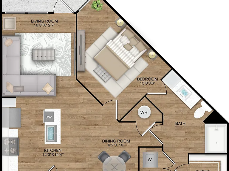 A3 floor plan Tacara at Steubing Heights