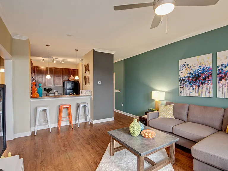 Kitchen and Living Room