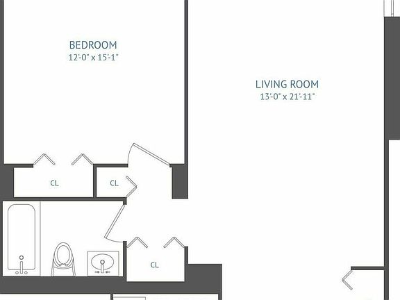 2nd image of 101 W 90th St APT 14B