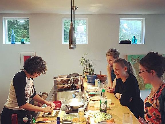 Kitchen entertaining