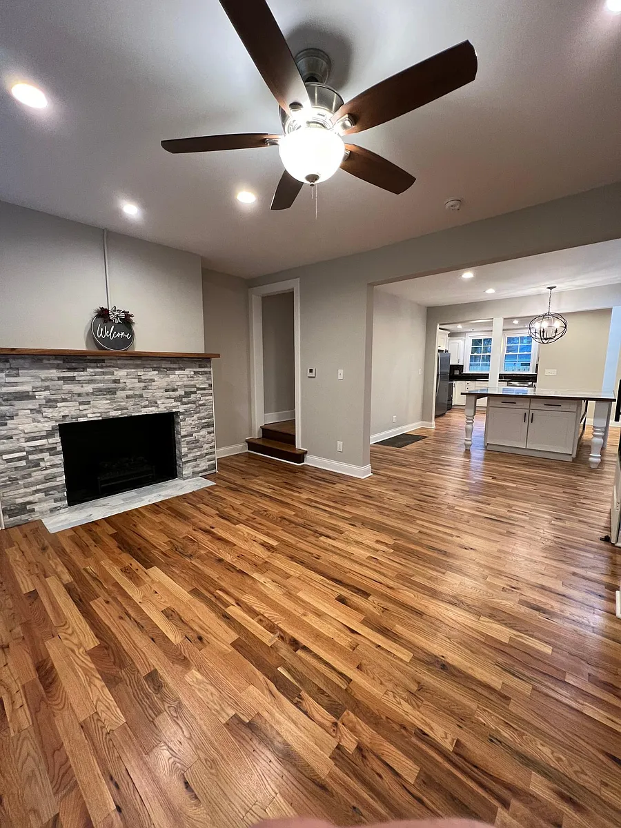 View from Living Room to the Kitchen Area - 116 Central Ave