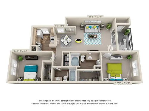Floor plan B2