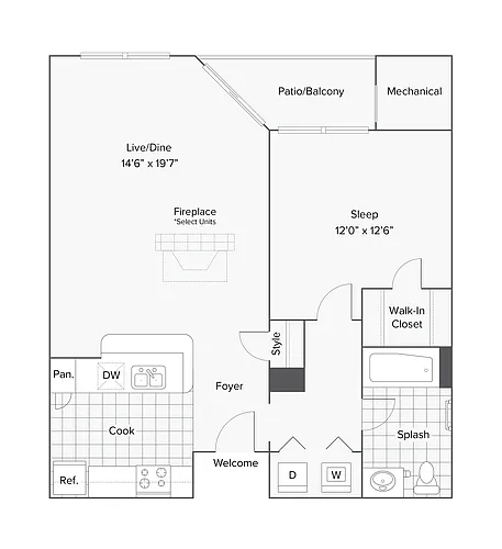 Floor plan Auburn