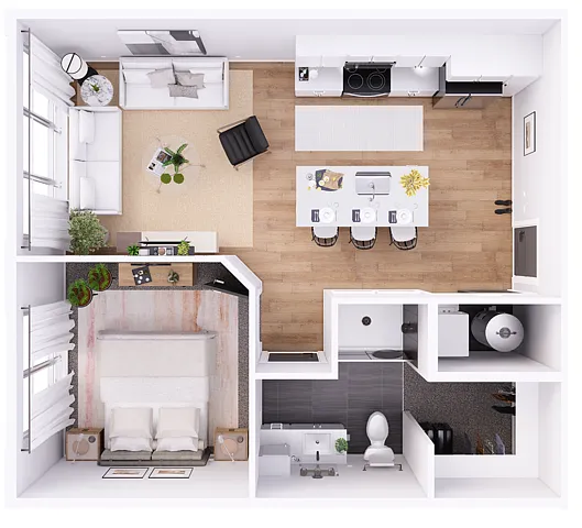 Floor plan Tillmore-1B
