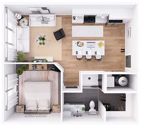 Floor plan Tillmore-1B