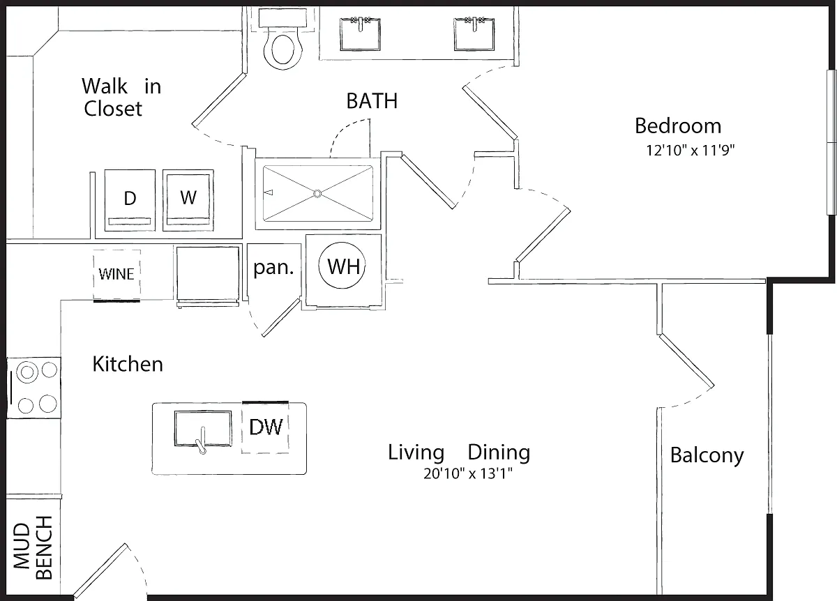 Floor plan A3B