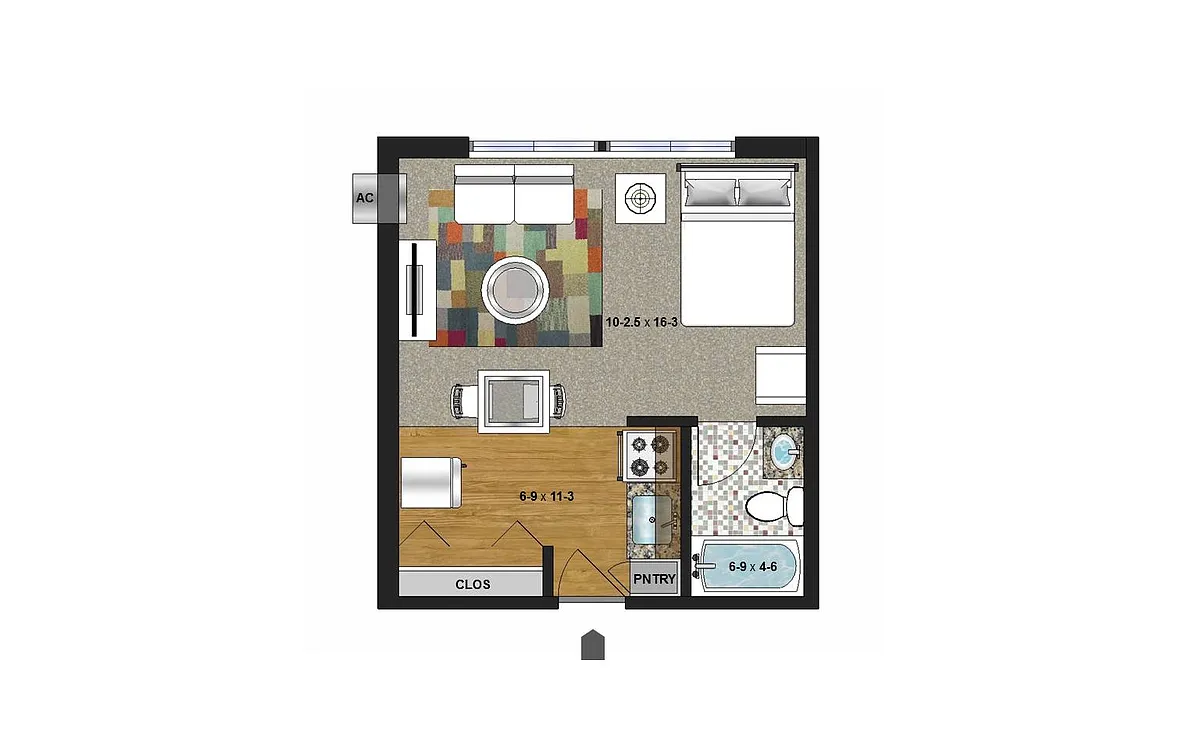 Floor plan Studio