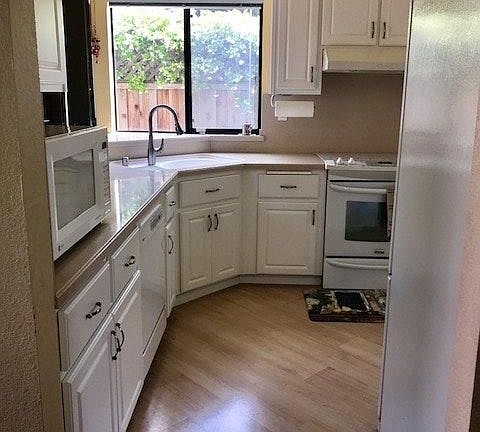 Clean White Kitchen
