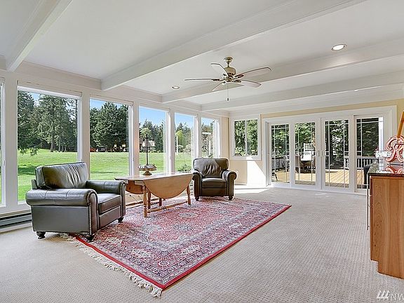 Incredible flex room off the kitchen, family room and walkout deck