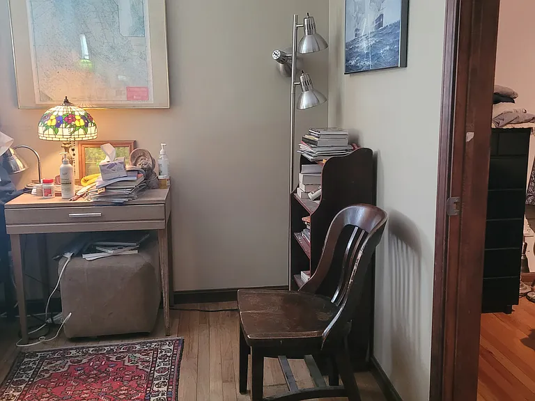doorway from master bedroom into master dressing room/nursery