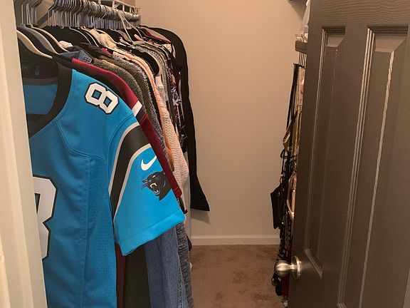 Walk-in closet in master