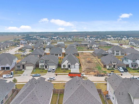 An ariel view of your home, lot and community.