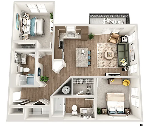 Floor plan B1