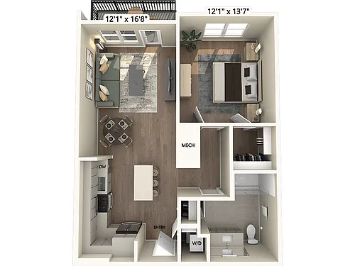 Floor plan A3m1-Upgrade