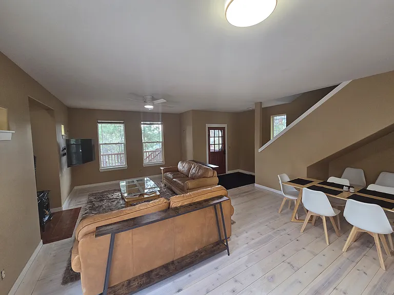Living and dining view
