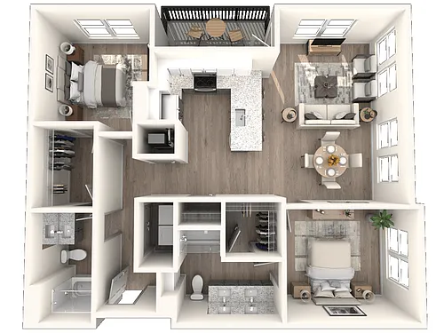 Floor plan B2