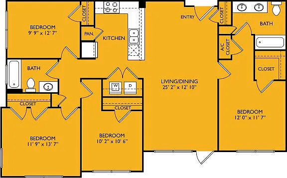 Floor plan D1