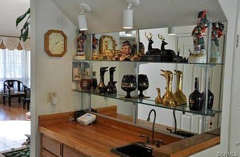 Separate wet bar with sink.