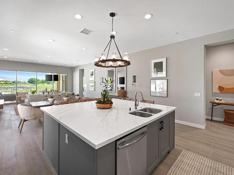 Expansive Kitchen Island