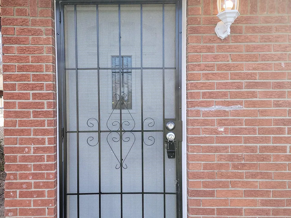 Private front entrance with security Storm door!