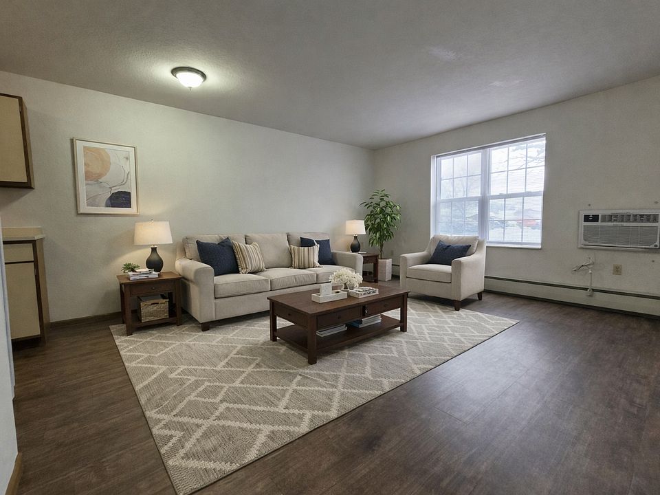 This is a staged photo. This unit does not come furnished. Each unit varies on finishes and layout.