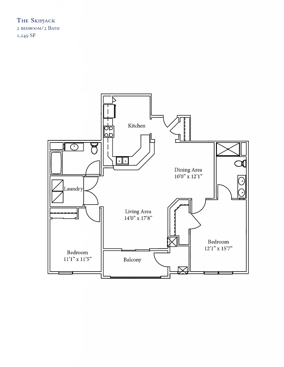 Floor plan The Skipjack