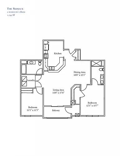 Floor plan The Skipjack