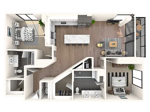 Floor plan B2