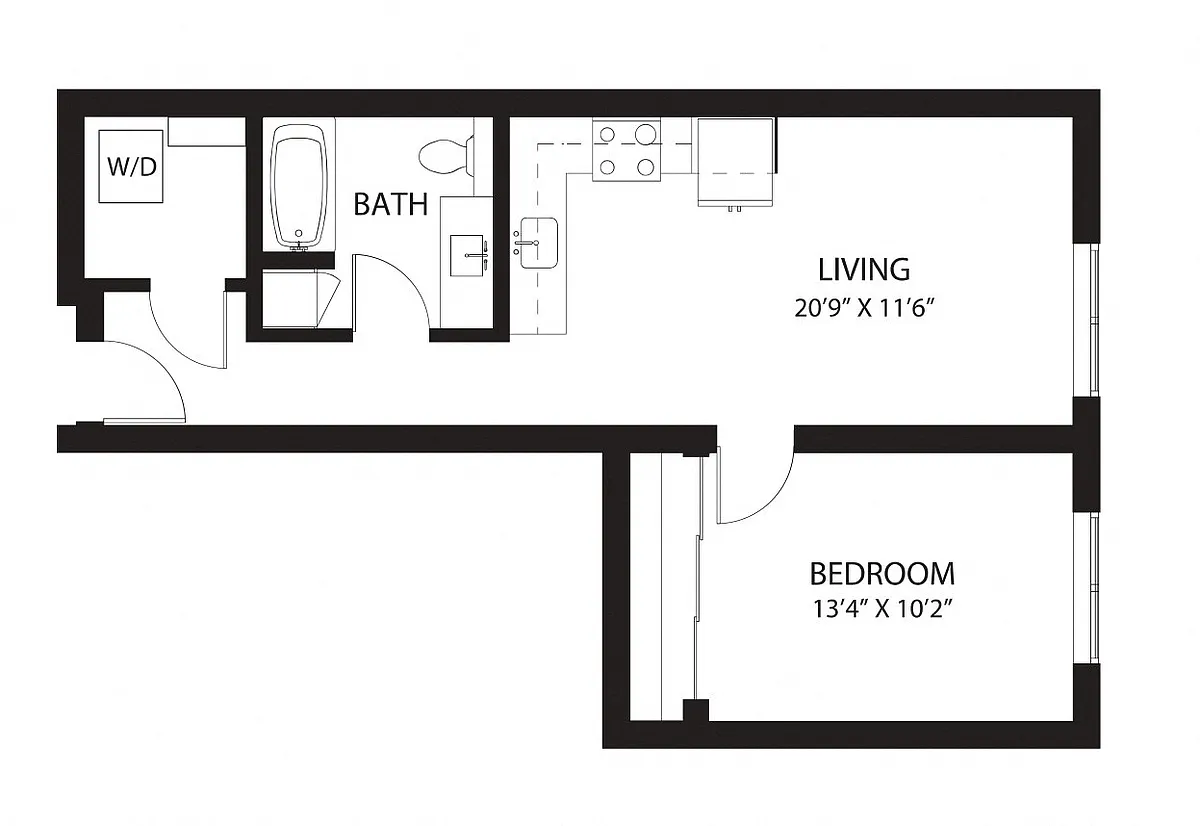 Floor plan C8 1X1