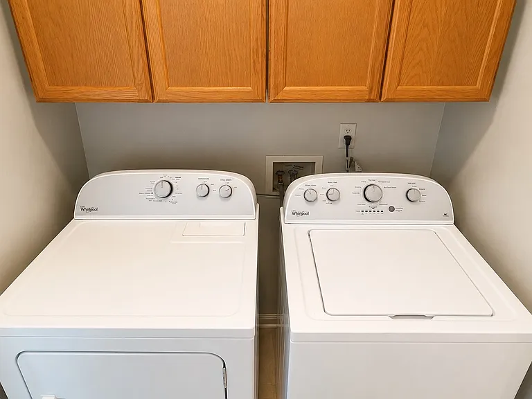 washer and dryer