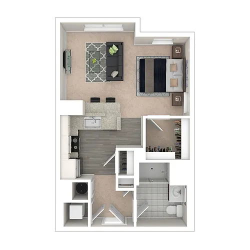 Floor plan Brand New Studio